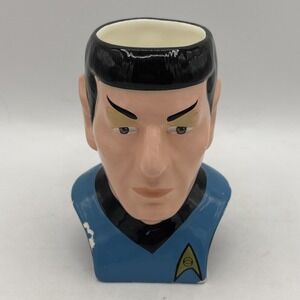Vtg Star Trek Spock Coffee Mug Applause Ceramic